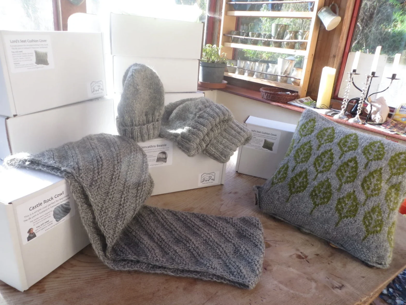 Hooray Our knitting kits are available!