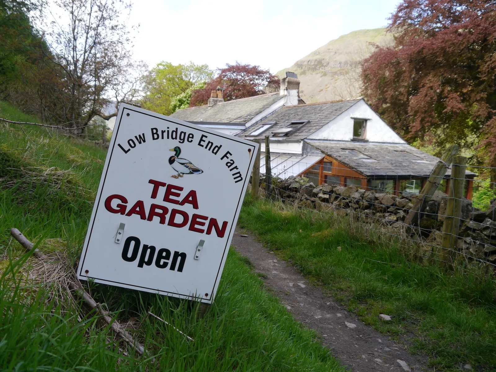 low bridge end farm tea garden